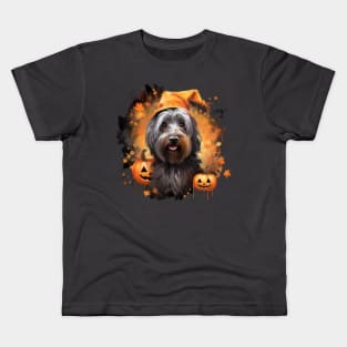 Skye Terrier Halloween Kids T-Shirt